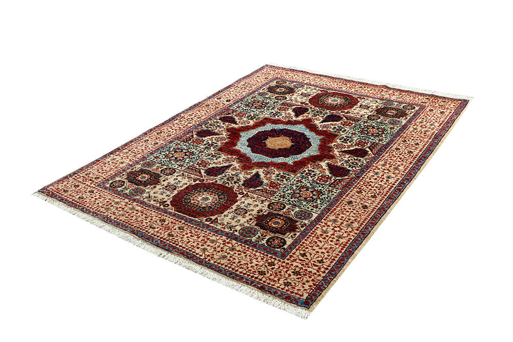 Tan Mamluk 4' 11 x 6' 6 - No. 66099 - ALRUG Rug Store