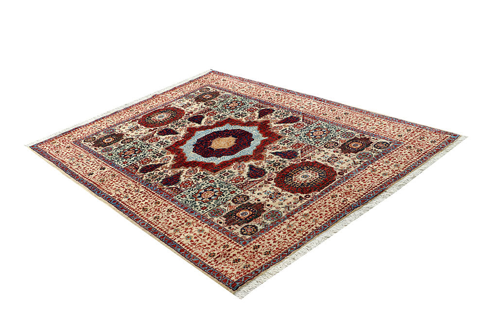 Tan Mamluk 4' 11 x 6' 6 - No. 66099 - ALRUG Rug Store
