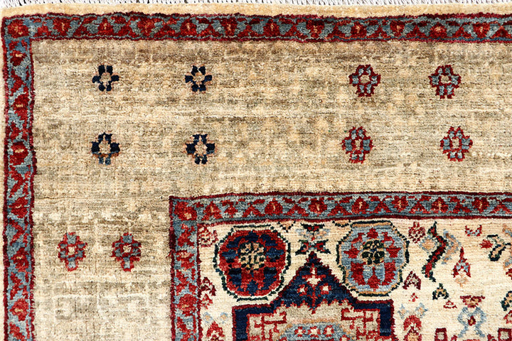 Tan Mamluk 4' 10 x 7' 4 - No. 66101 - ALRUG Rug Store