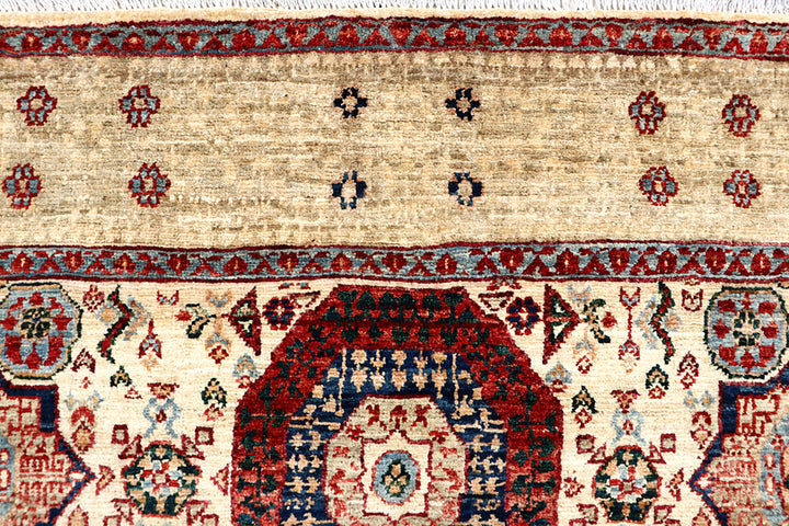 Tan Mamluk 4' 10 x 7' 4 - No. 66101 - ALRUG Rug Store
