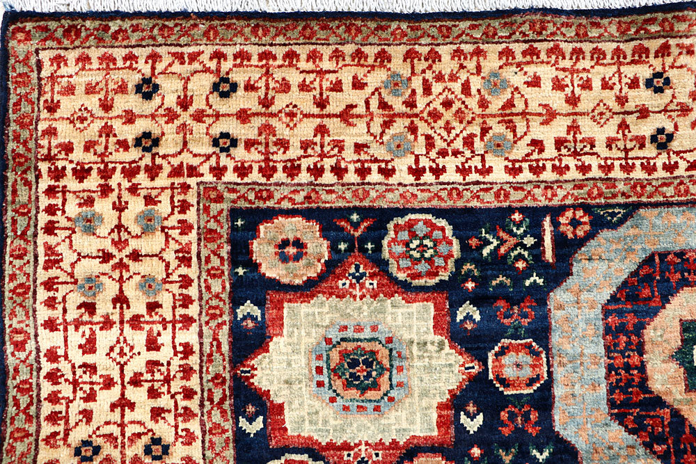 Midnight Blue Mamluk 4' 4 x 5' 9 - No. 66102 - ALRUG Rug Store