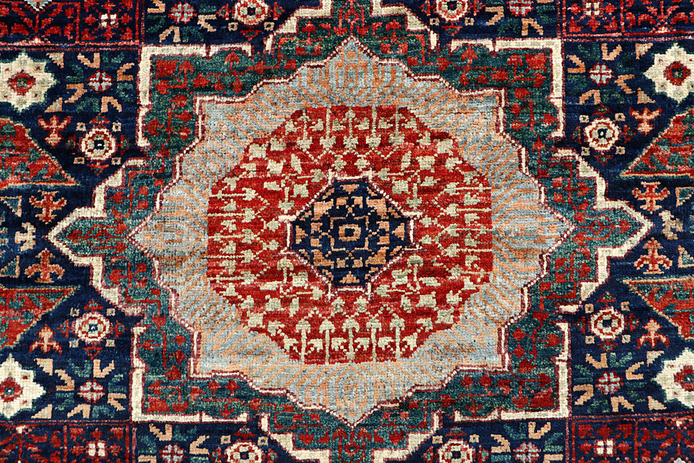 Midnight Blue Mamluk 4' 4 x 5' 9 - No. 66102 - ALRUG Rug Store