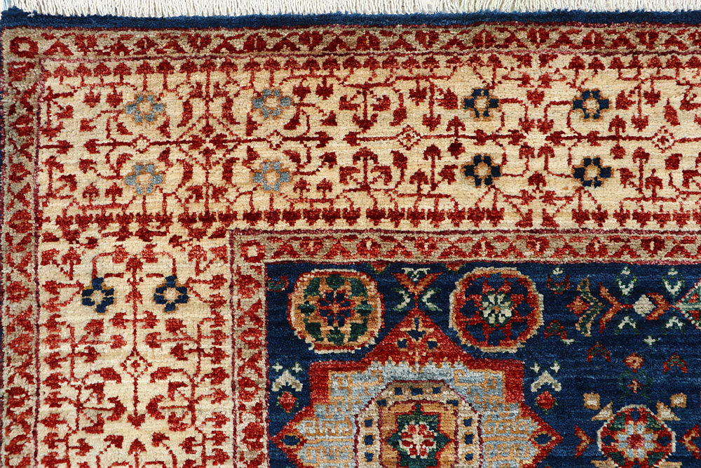 Midnight Blue Mamluk 4' 11 x 6' 7 - No. 66104 - ALRUG Rug Store