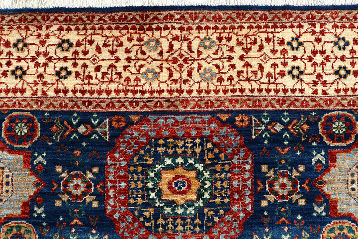 Midnight Blue Mamluk 4' 11 x 6' 7 - No. 66104 - ALRUG Rug Store