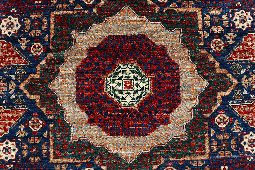 Midnight Blue Mamluk 4' 11 x 6' 7 - No. 66104 - ALRUG Rug Store