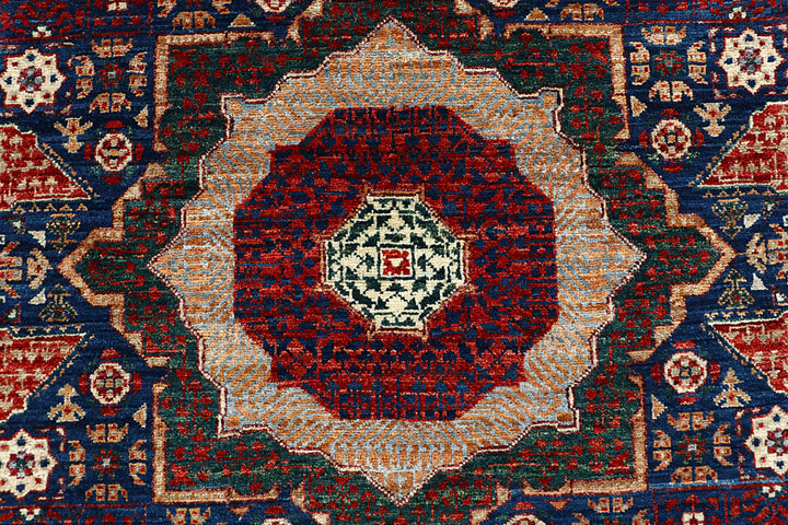 Midnight Blue Mamluk 4' 11 x 6' 7 - No. 66104 - ALRUG Rug Store