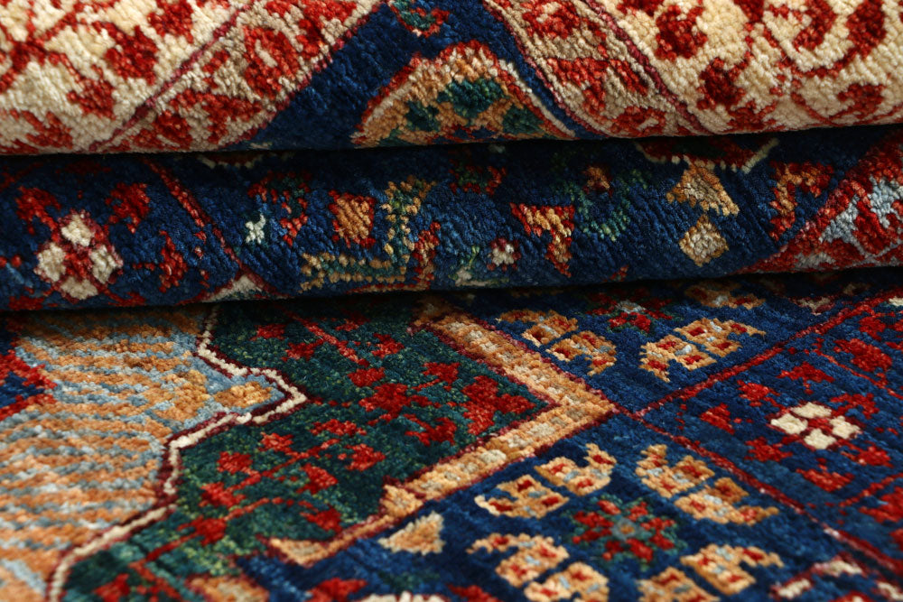 Midnight Blue Mamluk 4' 11 x 6' 7 - No. 66104 - ALRUG Rug Store