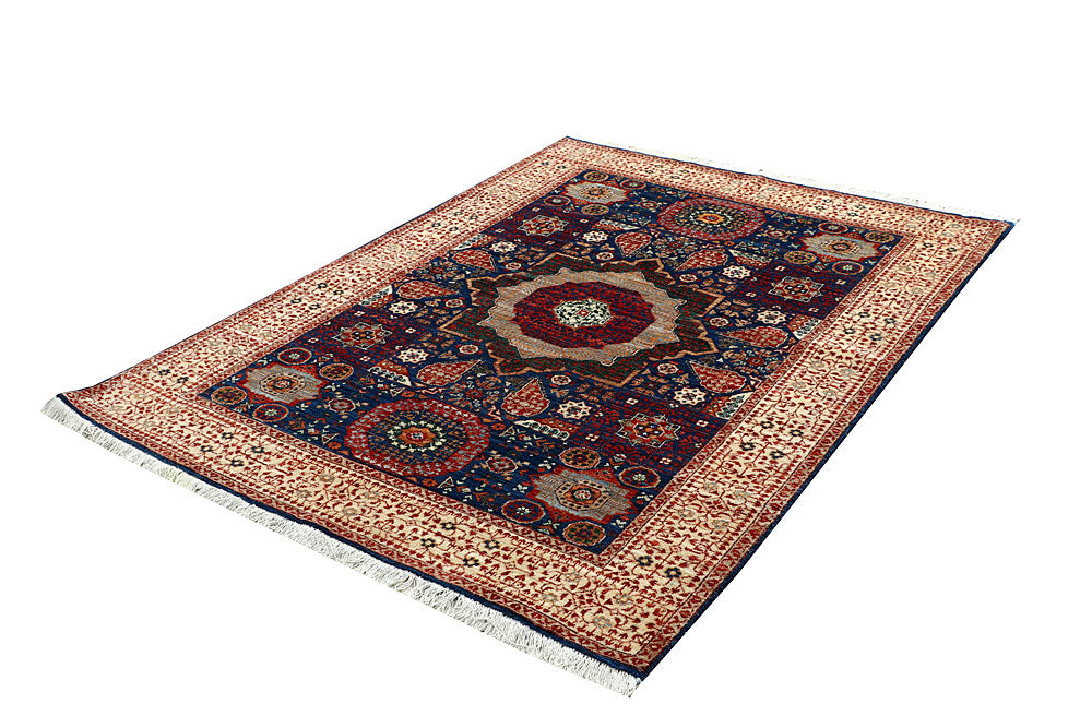 Midnight Blue Mamluk 4' 11 x 6' 7 - No. 66104 - ALRUG Rug Store