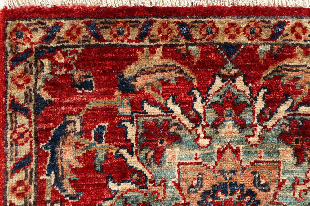 Firebrick Oushak 1' 11 x 4' 11 - No. 66105 - ALRUG Rug Store