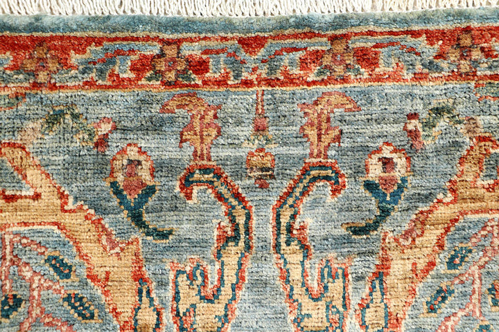 Cadet Blue Oushak 1' 11 x 4' 10 - No. 66107 - ALRUG Rug Store