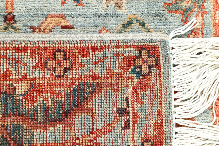 Cadet Blue Oushak 1' 11 x 4' 10 - No. 66107 - ALRUG Rug Store