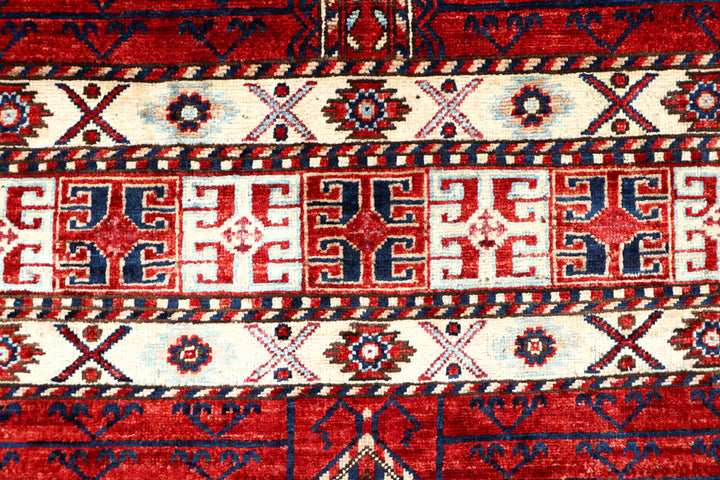 Firebrick Hatchlu 4' x 5' 10 - No. 66109 - ALRUG Rug Store