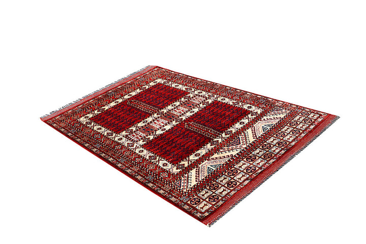 Firebrick Hatchlu 4' x 5' 10 - No. 66109 - ALRUG Rug Store