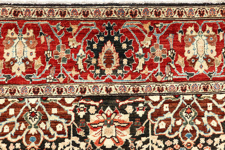 Dark Olive Green Oushak 4' 11 x 7' 1 - No. 66111 - ALRUG Rug Store