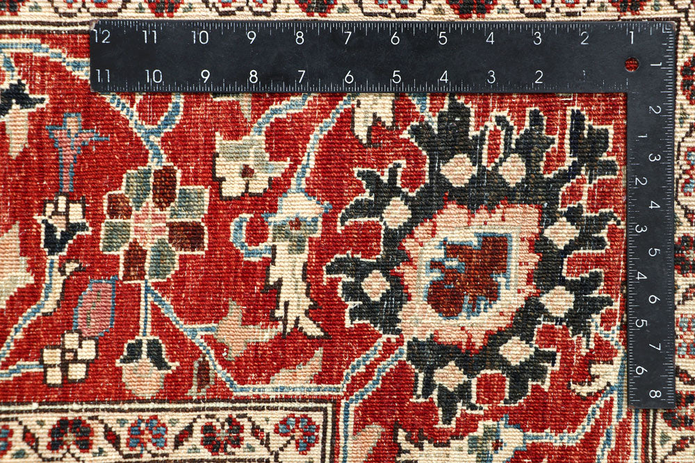 Dark Olive Green Oushak 4' 11 x 7' 1 - No. 66111 - ALRUG Rug Store