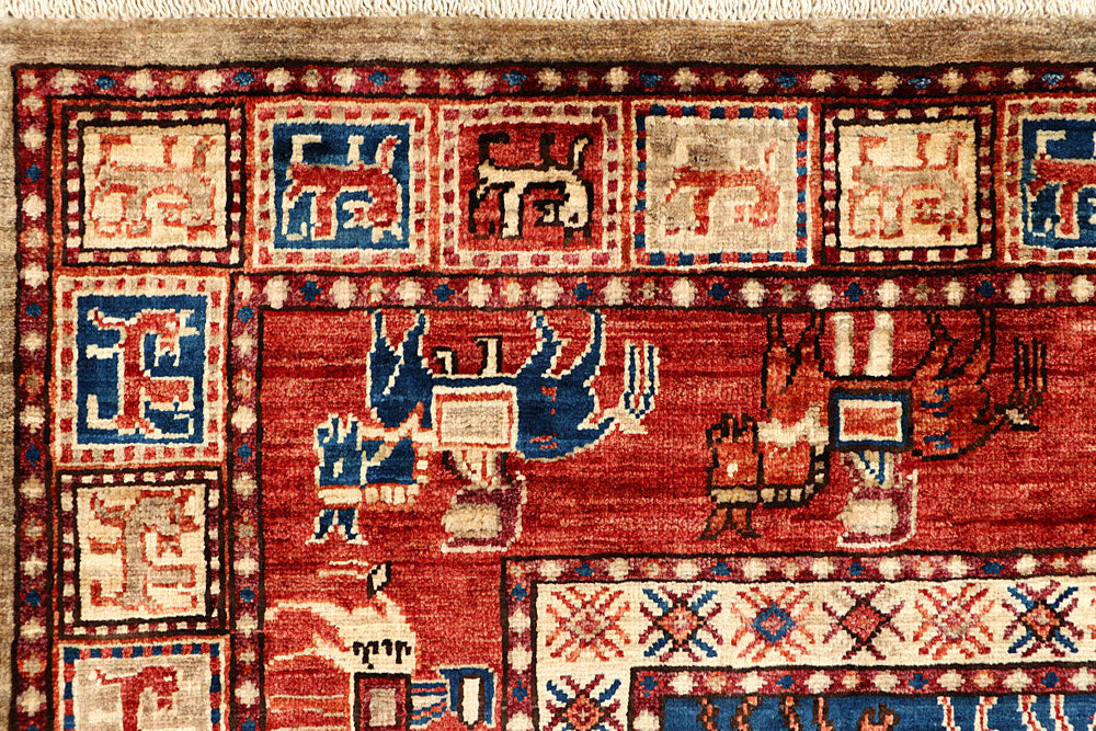 Multi Colored Ziegler 4' 10 x 6' 6 - No. 66113 - ALRUG Rug Store