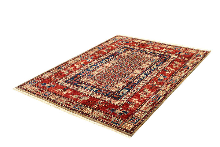 Multi Colored Ziegler 4' 10 x 6' 6 - No. 66113 - ALRUG Rug Store