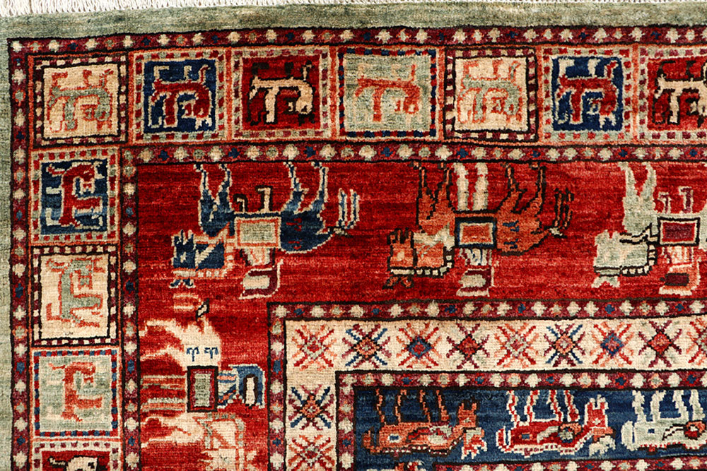 Multi Colored Ziegler 4' 11 x 6' 8 - No. 66114 - ALRUG Rug Store