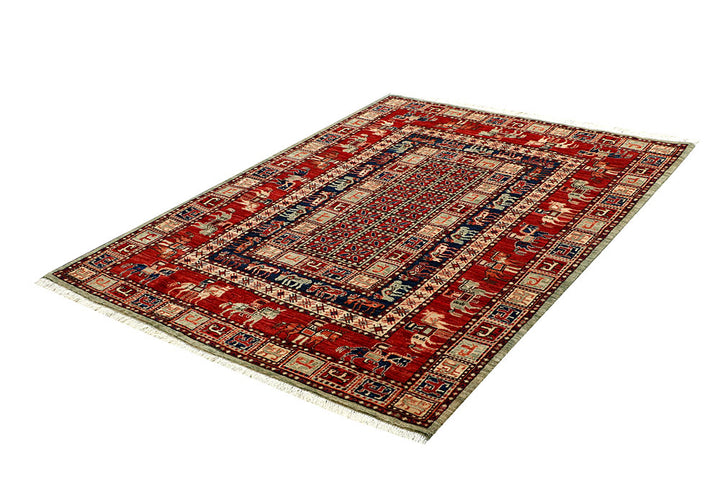 Multi Colored Ziegler 4' 11 x 6' 8 - No. 66114 - ALRUG Rug Store