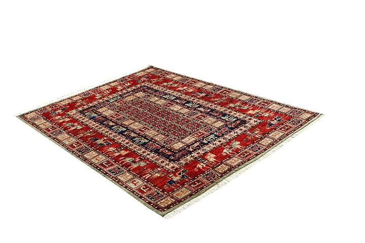 Multi Colored Ziegler 4' 11 x 6' 8 - No. 66114 - ALRUG Rug Store