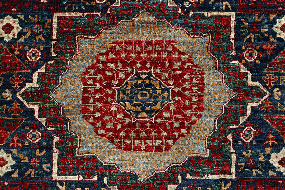 Midnight Blue Mamluk 3' 11 x 5' 9 - No. 66115 - ALRUG Rug Store
