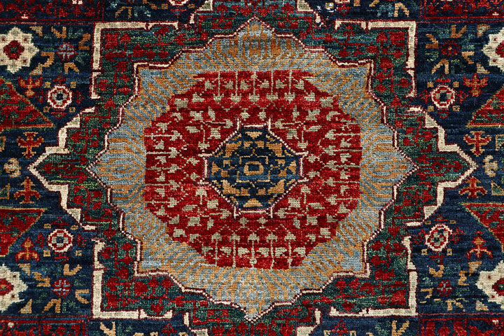 Midnight Blue Mamluk 3' 11 x 5' 9 - No. 66115 - ALRUG Rug Store