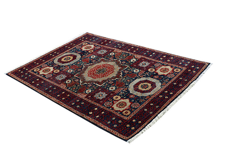 Midnight Blue Mamluk 3' 11 x 5' 9 - No. 66115 - ALRUG Rug Store