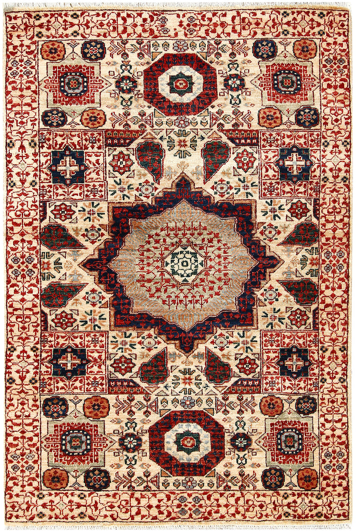 Cornsilk Mamluk 3' 3 x 5' - No. 66116 - ALRUG Rug Store