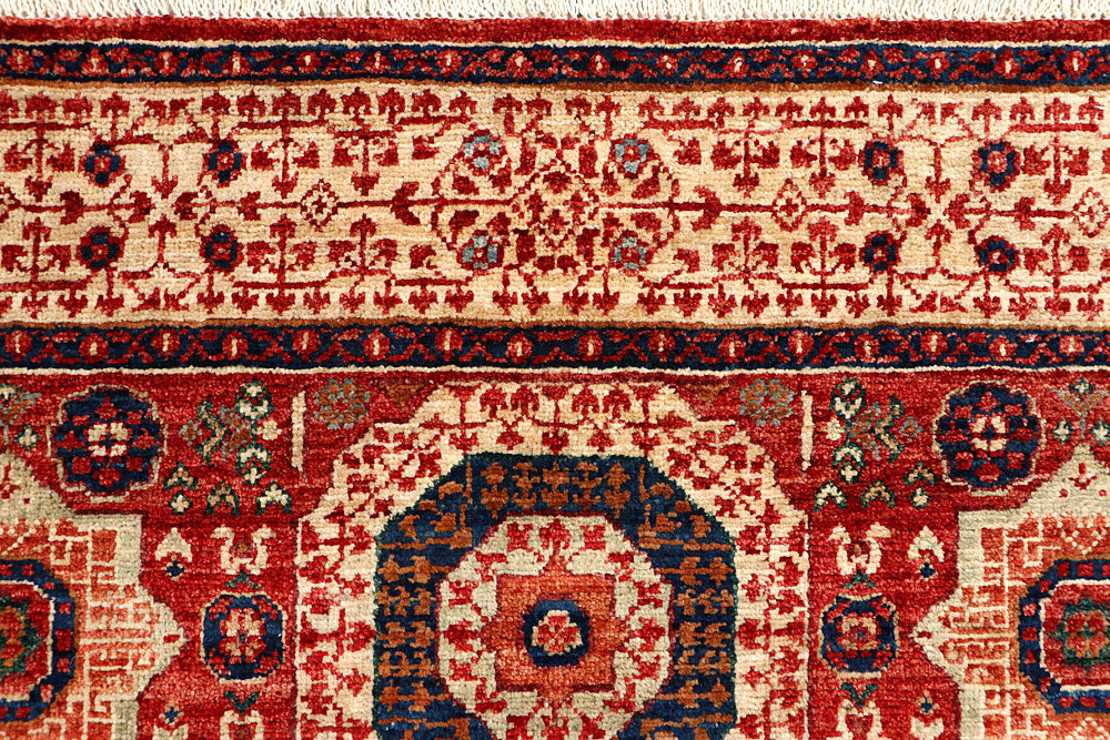 Firebrick Mamluk 4' 2 x 6' 6 - No. 66117 - ALRUG Rug Store