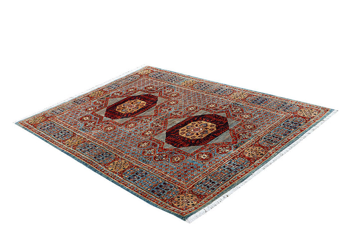 Multi Colored Mamluk 4' 8 x 6' 7 - No. 66119 - ALRUG Rug Store