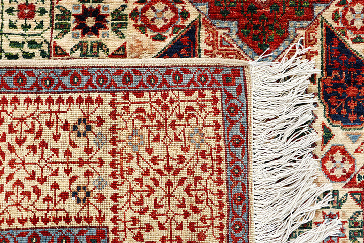 Blanched Almond Mamluk 5' 10 x 8' 10 - No. 66121 - ALRUG Rug Store