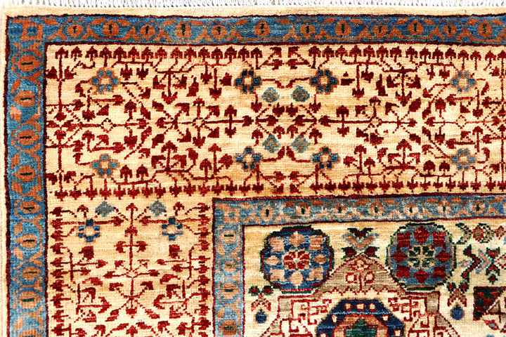 Tan Mamluk 6' x 8' 10 - No. 66122 - ALRUG Rug Store