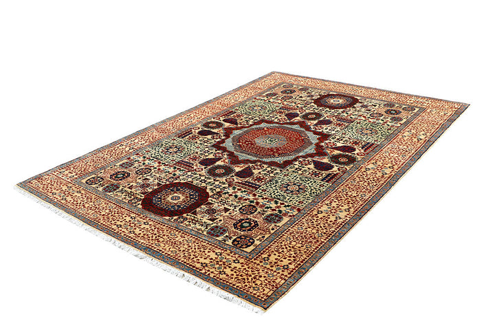 Tan Mamluk 6' x 8' 10 - No. 66122 - ALRUG Rug Store