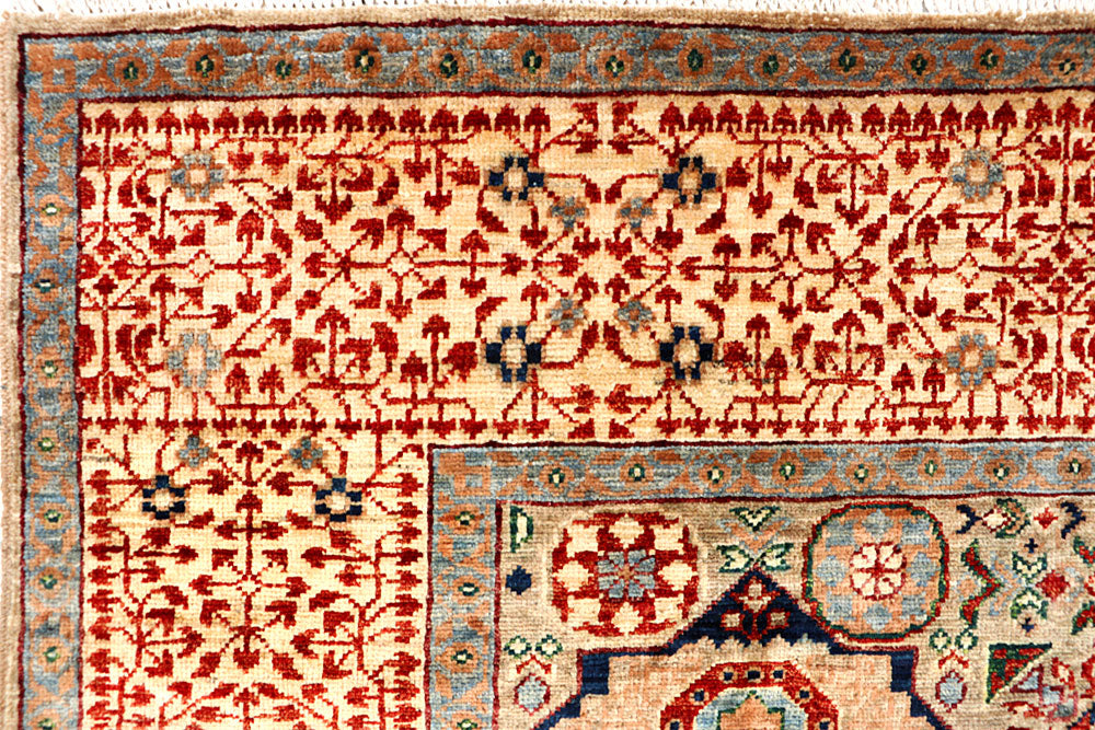 Tan Mamluk 6' 1 x 8' 8 - No. 66123 - ALRUG Rug Store