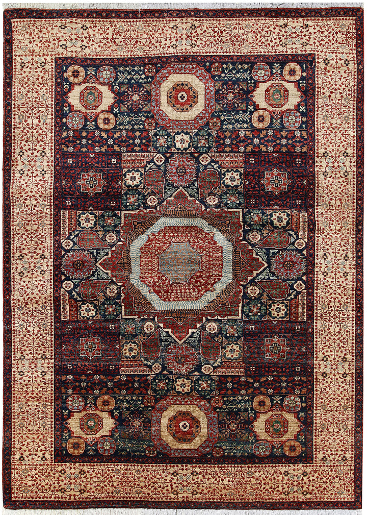 Multi Colored Mamluk 6' x 8' 1 - No. 66124 - ALRUG Rug Store