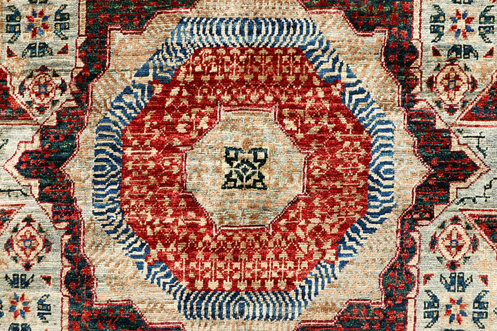 Silver Mamluk 5' 7 x 8' 9 - No. 66127 - ALRUG Rug Store