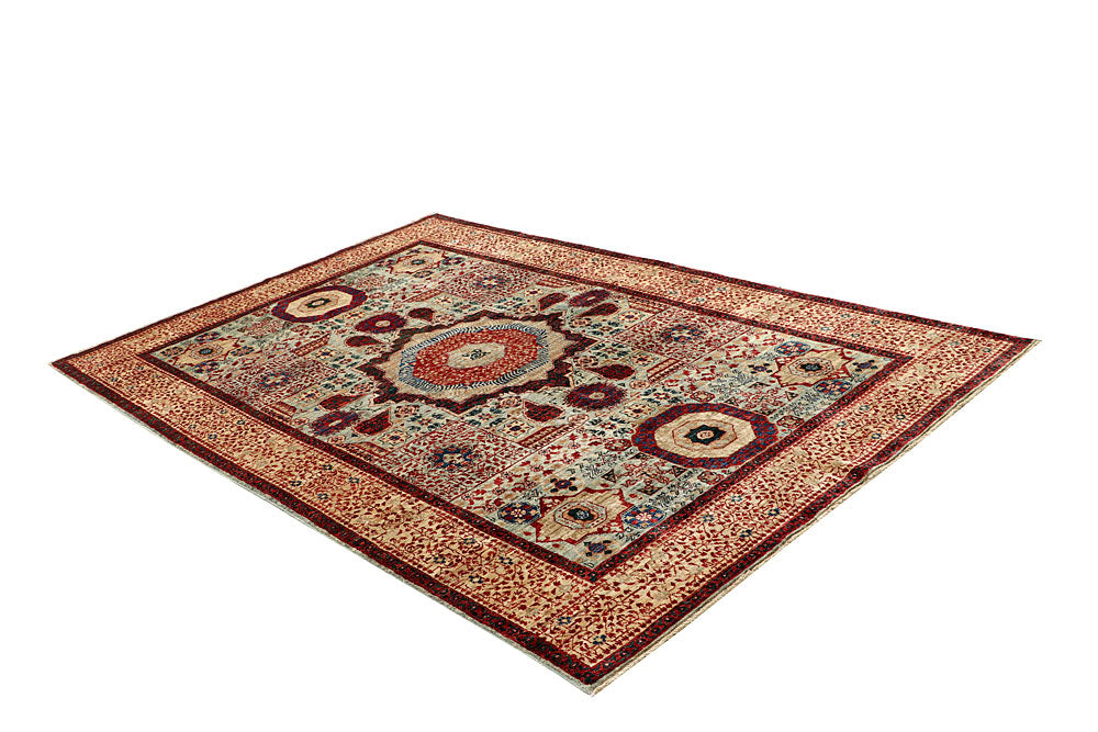 Silver Mamluk 5' 7 x 8' 9 - No. 66127 - ALRUG Rug Store