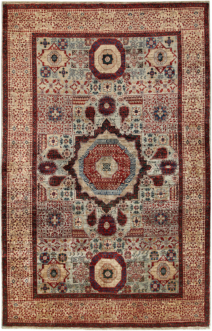 Silver Mamluk 5' 7 x 8' 9 - No. 66127 - ALRUG Rug Store