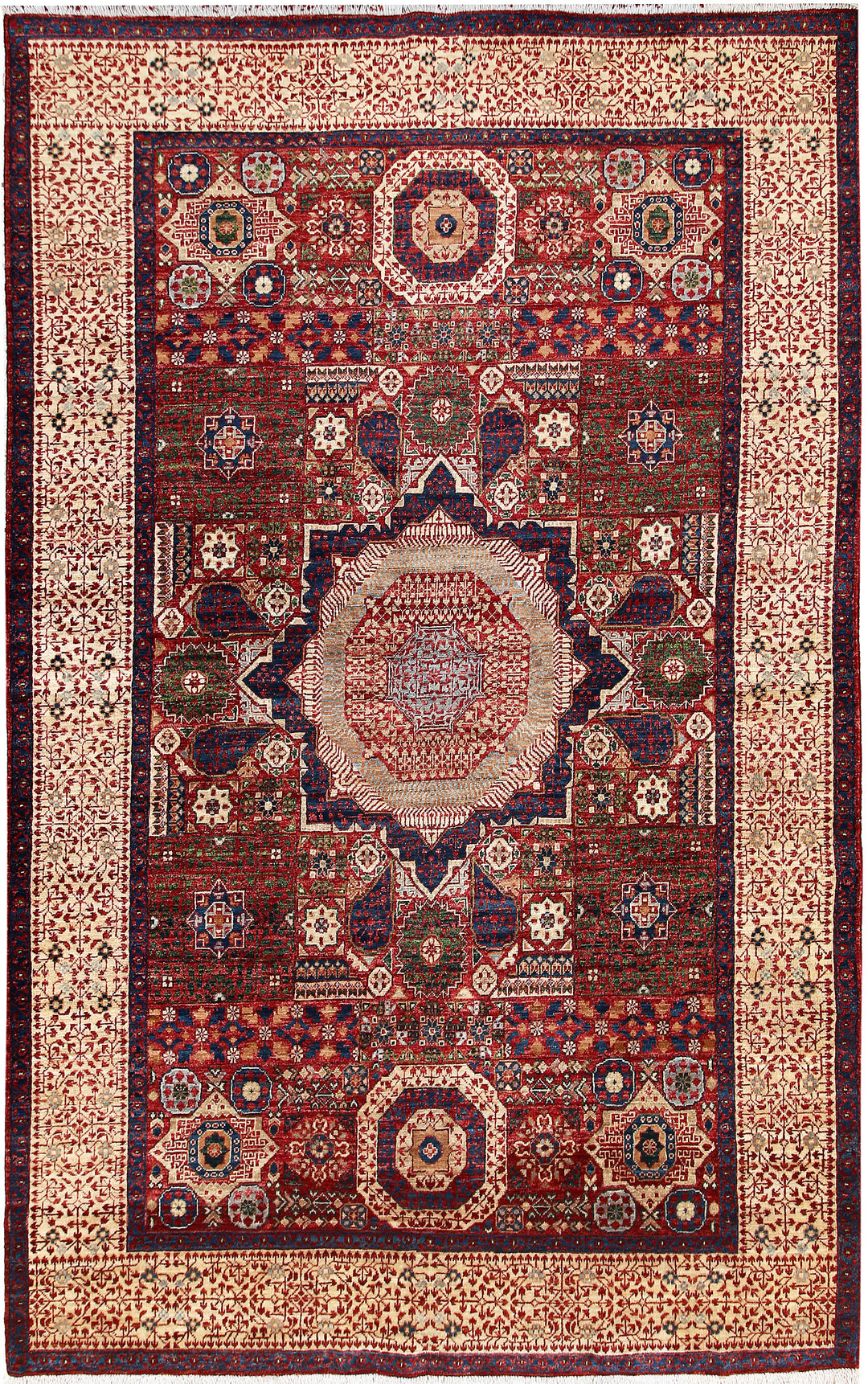 Multi Colored Mamluk 5' 11 x 9' 6 - No. 66128 - ALRUG Rug Store