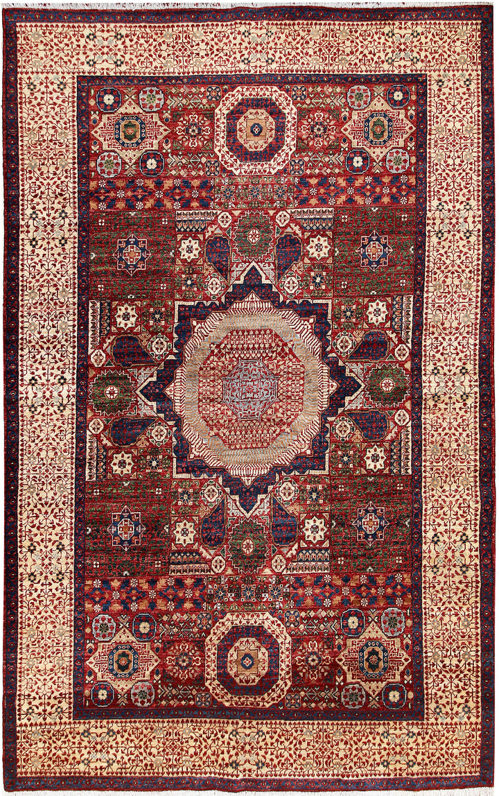 Multi Colored Mamluk 5' 11 x 9' 6 - No. 66128 - ALRUG Rug Store