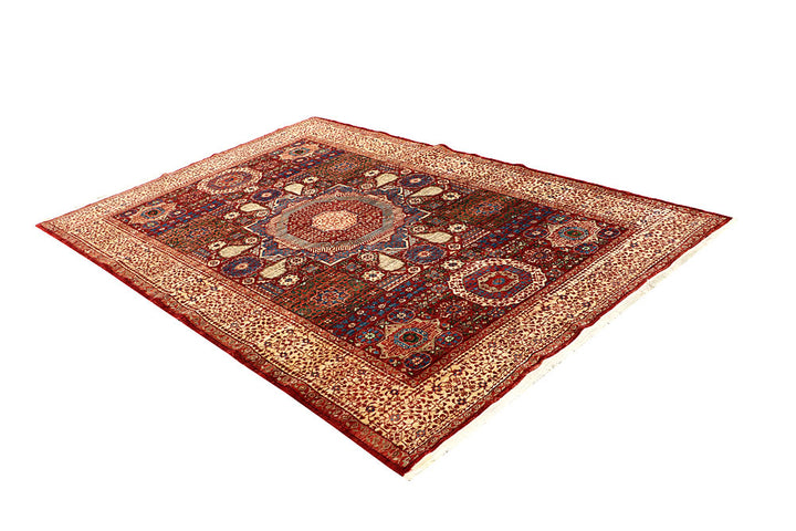 Dark Red Mamluk 5' 9 x 8' 11 - No. 66129 - ALRUG Rug Store
