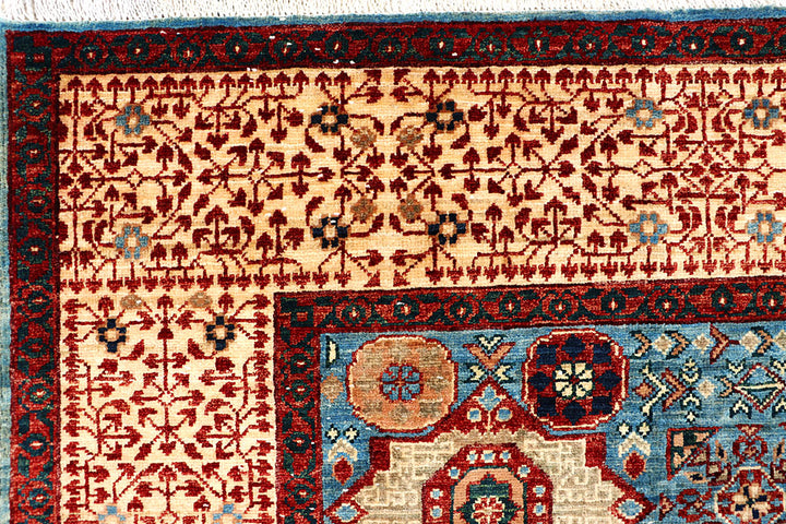 Light Blue Mamluk 6' x 8' 9 - No. 66130 - ALRUG Rug Store