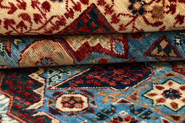 Light Blue Mamluk 6' x 8' 9 - No. 66130 - ALRUG Rug Store