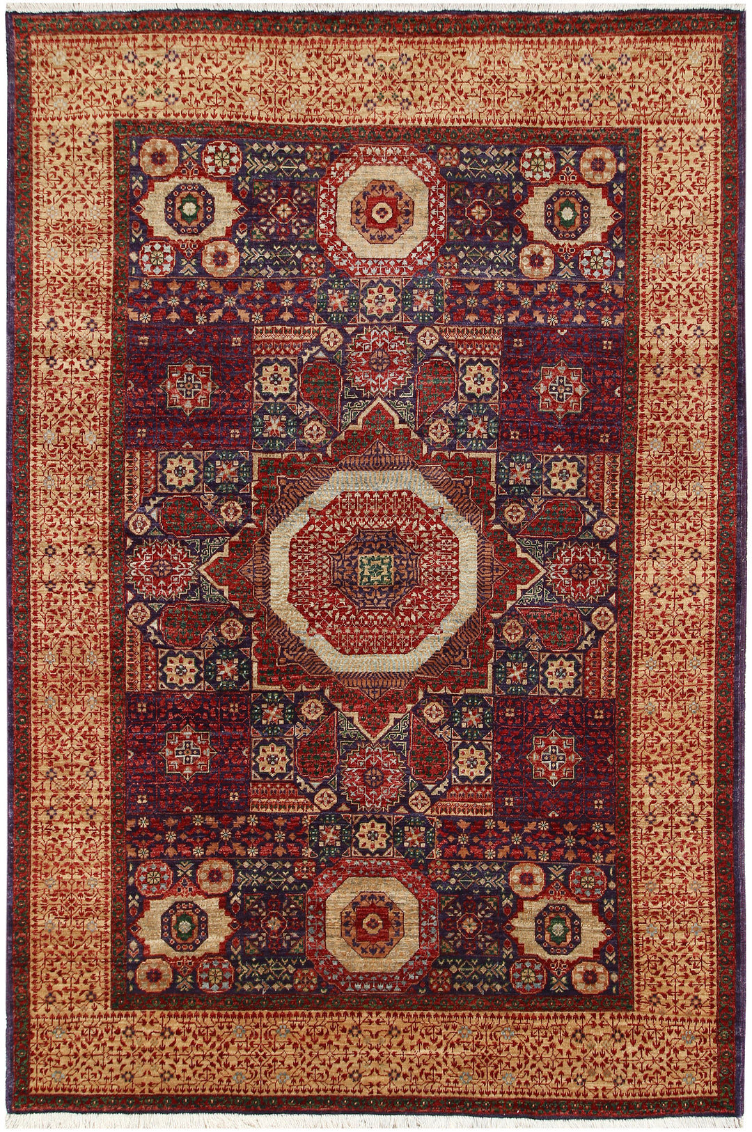 Multi Colored Mamluk 5' 10 x 8' 11 - No. 66132 - ALRUG Rug Store
