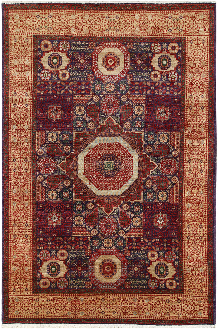 Multi Colored Mamluk 5' 10 x 8' 11 - No. 66132 - ALRUG Rug Store