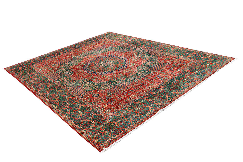 Multi Colored Mamluk 7' 10 x 9' 9 - No. 66137 - ALRUG Rug Store