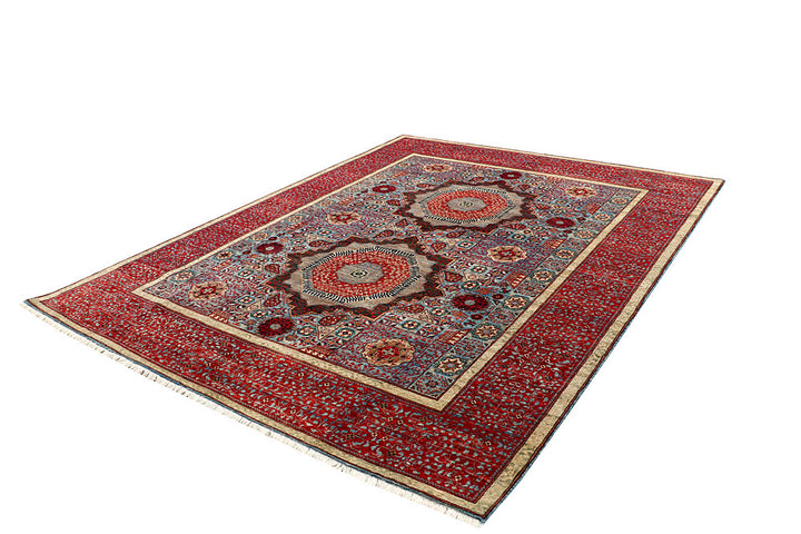 Multi Colored Mamluk 7' 8 x 10' - No. 66138 - ALRUG Rug Store