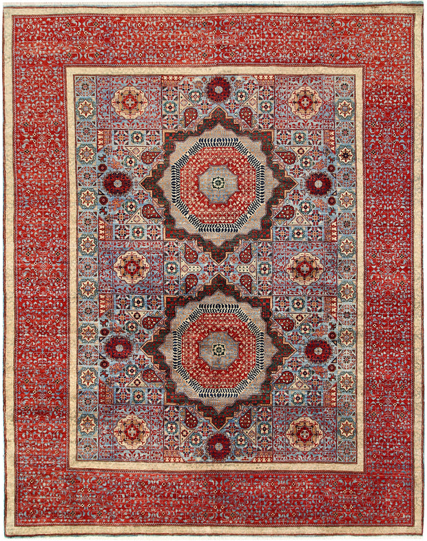 Multi Colored Mamluk 7' 8 x 10' - No. 66138 - ALRUG Rug Store