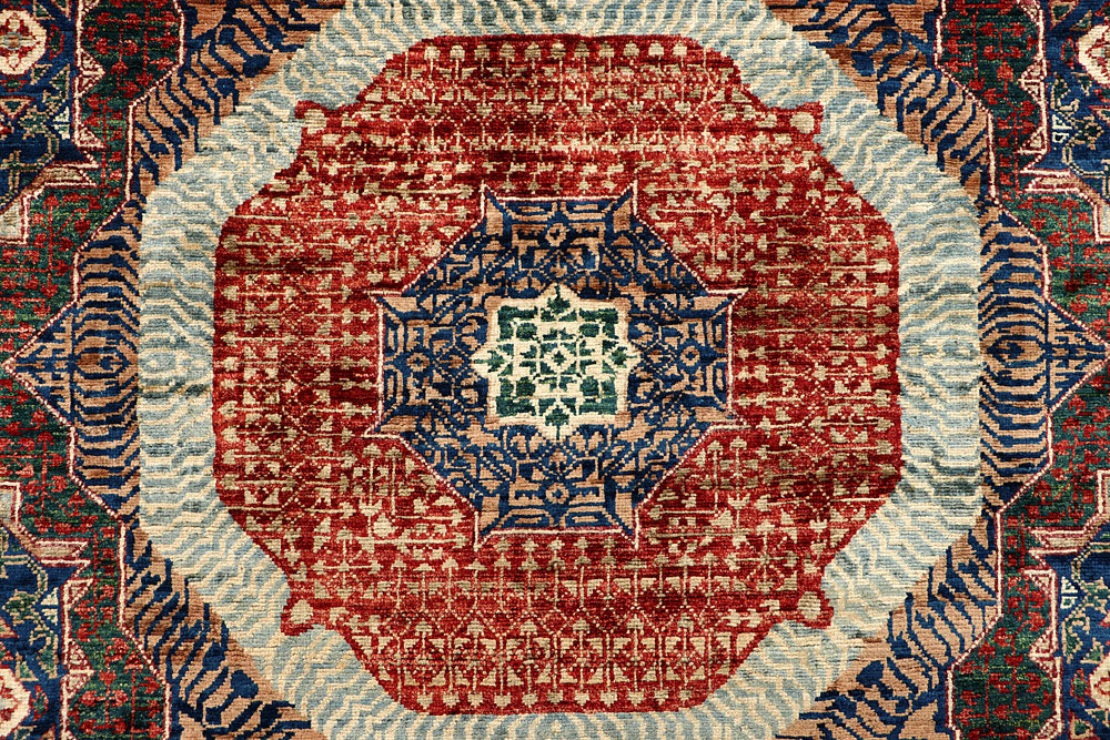 Midnight Blue Mamluk 7' 11 x 9' 8 - No. 66139 - ALRUG Rug Store