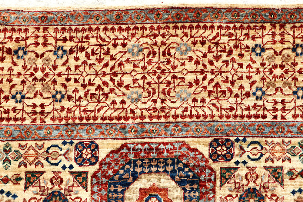 Tan Mamluk 7' 10 x 9' 8 - No. 66140 - ALRUG Rug Store